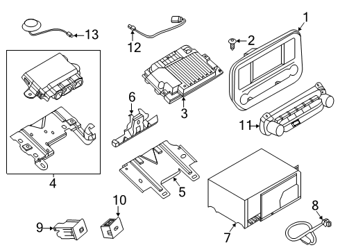 2022 Ford Transit-350 HD Sound System Diagram 1 - Thumbnail