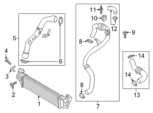 2017 Lincoln Continental Intercooler Diagram 2 - Thumbnail