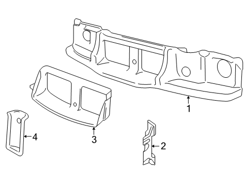 2003 Lincoln Town Car Front Panel Diagram