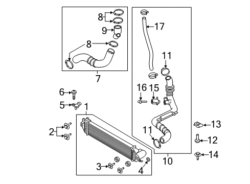 2019 Lincoln MKZ Intercooler Diagram 1 - Thumbnail