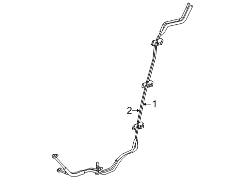 2015 Ford Flex Rear A/C Lines Diagram