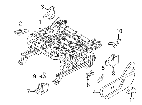 2021 Ford EcoSport Tracks & Components Diagram 1 - Thumbnail