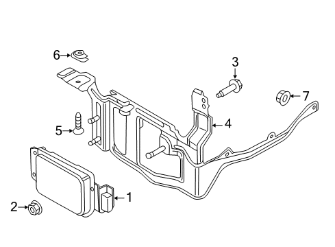 2013 Ford Fusion Bolt And Washer Assembly - Hex.Head Diagram for -W710987-S442