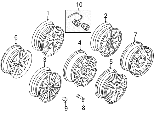 2007 Ford Edge Wheels Diagram