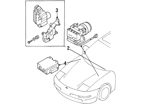 2002 Ford Escort Anti-Lock Brakes Diagram 1 - Thumbnail