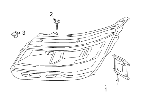 2023 Lincoln Corsair Headlamps Diagram 2 - Thumbnail