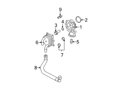 2007 Ford Edge Oil Cooler Diagram