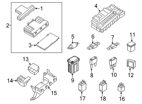 2018 Ford Fusion Fuse & Relay Diagram 2 - Thumbnail