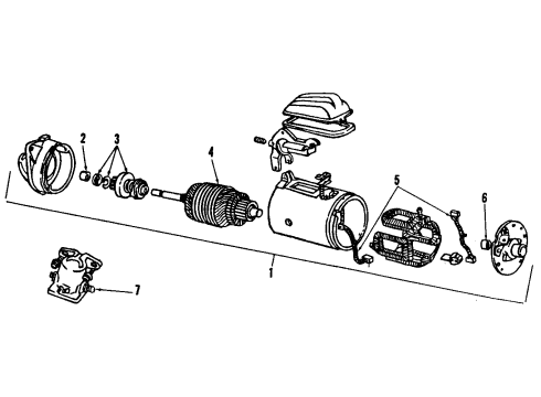 1993 Lincoln Mark VIII Starter Diagram