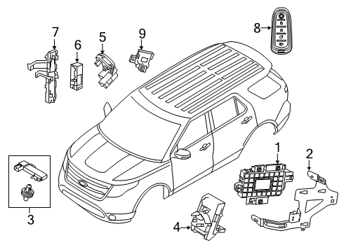 2019 Ford Explorer Alarm System Diagram