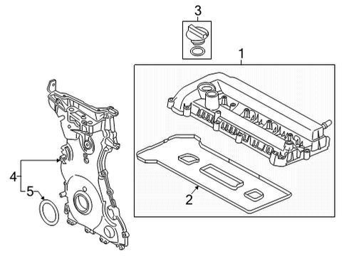 2023 Lincoln Corsair Valve & Timing Covers Diagram 2 - Thumbnail