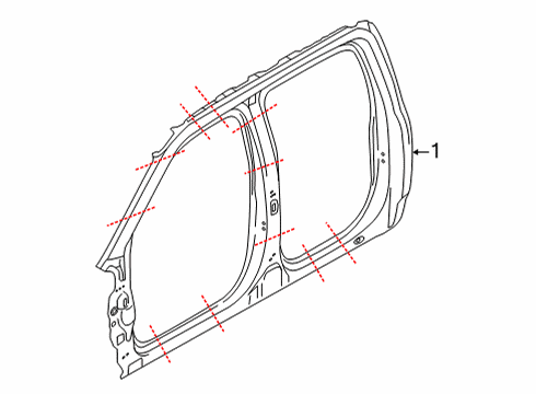 2022 Ford F-150 Aperture Panel Diagram 1 - Thumbnail