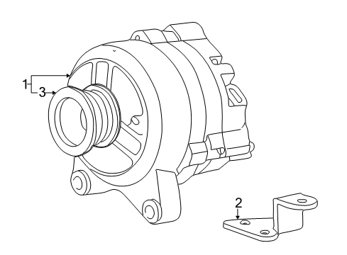 2005 Ford Excursion Alternator Diagram 1 - Thumbnail