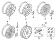 2019 Ford Police Responder Hybrid Spare Wheel Diagram - HP5Z-1007-G