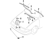 1999 Ford Escort Washer Reservoir Diagram - F8CZ-17618-AA