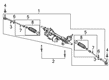 2023 Lincoln Aviator Rack And Pinion Diagram - M1MZ-3504-F