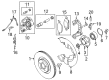 2015 Ford Focus Brake Caliper Bracket Diagram - EJ7Z-2B292-A