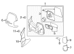 2016 Ford Transit-250 Car Mirror Diagram - CK4Z-17683-EB