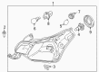 2009 Ford Focus Headlight Diagram - 9S4Z-13008-C