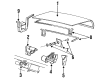 1993 Lincoln Town Car Weather Strip Diagram - F1VY-5443720-A