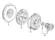 2005 Ford Ranger Clutch Disc Diagram - 7L5Z-7550-B