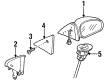 2002 Ford Escort Car Mirror Diagram - F8CZ-17682-AA