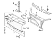 Ford Taurus X Air Deflector Diagram - 8G1Z-8311-B