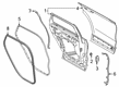 Lincoln Corsair Weather Strip Diagram - LJ7Z-7828124-B