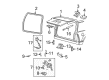 Ford Explorer Trunk Lid Lift Support Diagram - 1L2Z-78406A10-AA