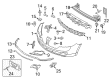 2010 Mercury Milan Bumper Diagram - AE5Z-17757-A