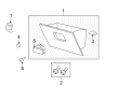 2008 Lincoln Mark LT Glove Box Diagram - 4L3Z-1506024-AAA