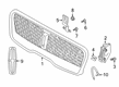 Lincoln Nautilus Grille Diagram - MA1Z-8200-MA