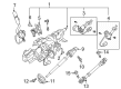 Ford F-350 Super Duty Power Steering Assist Motor Diagram - HC3Z-3F840-C