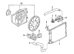 Ford Focus Cooling Fan Assembly Diagram - 6S4Z-8C607-AA