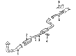 1997 Ford Aspire Exhaust Pipe Diagram - F4BZ-5246-A