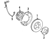 Ford Taurus ABS Reluctor Ring Diagram - F3DZ2C182B