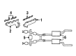 1997 Ford Mustang Catalytic Converter Diagram - F6ZZ-5F250-ML