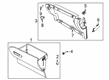 Ford Glove Box Diagram - LJ6Z-7804338-AA