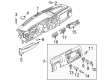 2010 Ford E-250 Steering Column Cover Diagram - 9C2Z-1504459-AA