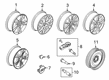 Lincoln Spare Wheel Diagram - HS7Z-1007-F