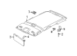 Mercury Sun Visor Diagram - CL8Z-7804105-DA