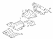 2020 Ford Escape Exhaust Heat Shield Diagram - LX6Z-7811435-E