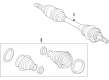 Lincoln MKX Axle Shaft Diagram - DT4Z-3A329-B