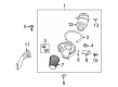 2011 Ford Mustang Air Filter Box Diagram - BR3Z-9A600-A