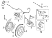 2020 Ford F-150 Brake Caliper Bracket Diagram - JL3Z-2B511-B