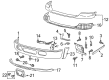 Ford Excursion Bumper Diagram - 5C3Z-17D957-AAA