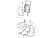 Mercury Seat Cushion Diagram - 1S8Z6363840AA