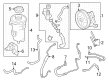 Ford E-350 Super Duty Power Steering Hose Diagram - 8C2Z-3A713-A