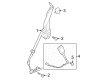 2024 Ford Mustang Seat Belt Diagram - PR3Z-63611B09-NA