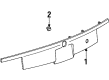 1996 Mercury Grand Marquis Bumper Reflector Diagram - F5MY-13A565-A